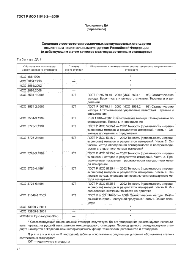 ГОСТ Р ИСО 11648-2-2009