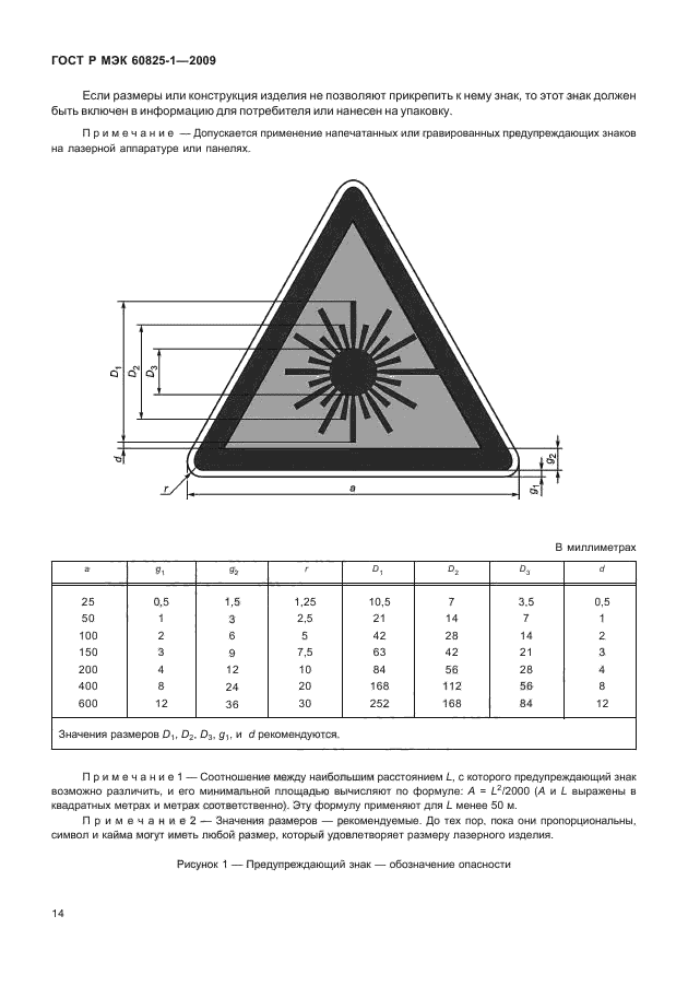 ГОСТ Р МЭК 60825-1-2009