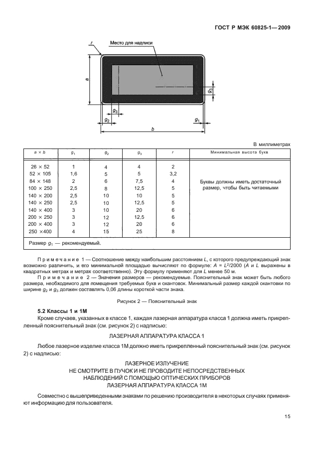 ГОСТ Р МЭК 60825-1-2009