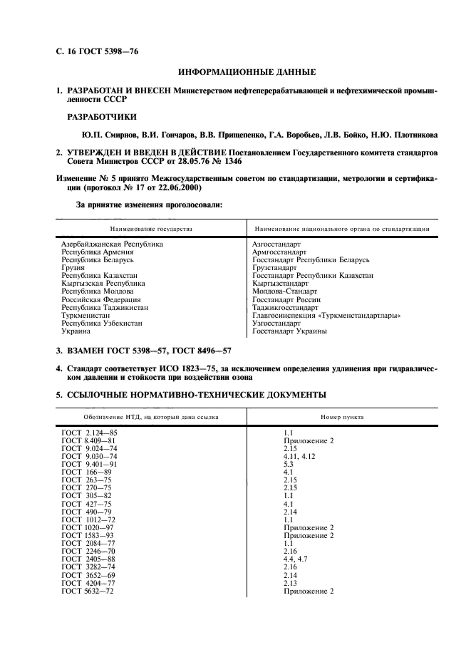 ГОСТ 5398-76