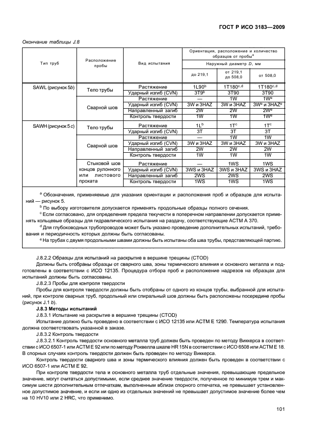 ГОСТ Р ИСО 3183-2009