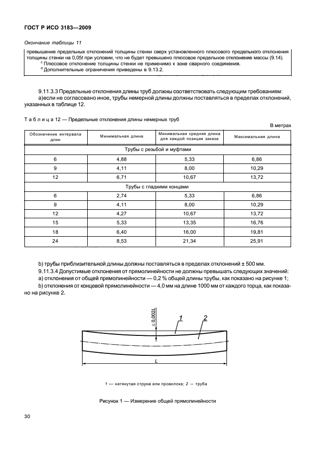 ГОСТ Р ИСО 3183-2009