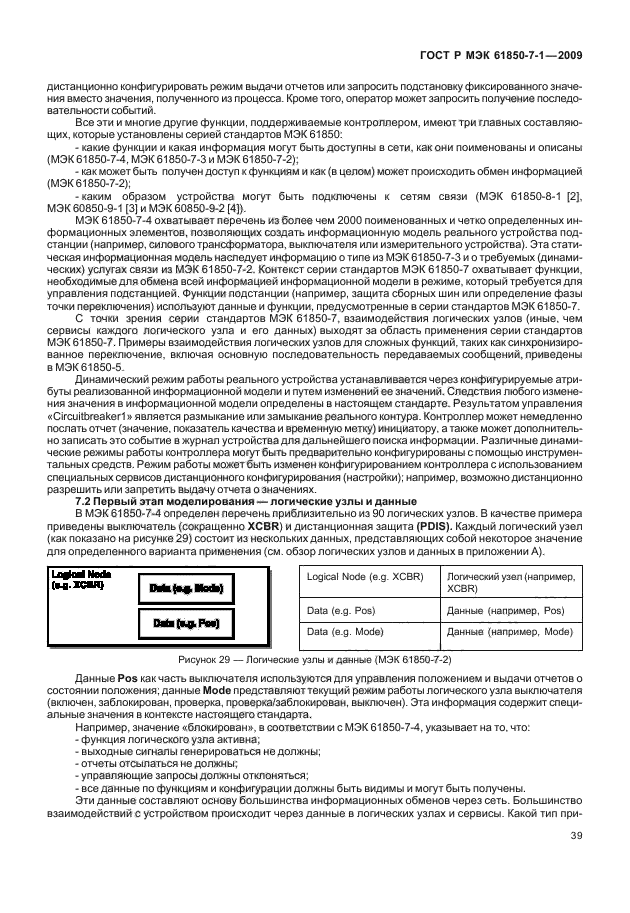 ГОСТ Р МЭК 61850-7-1-2009