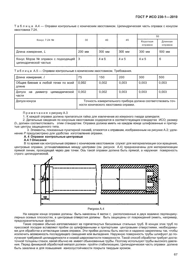 ГОСТ Р ИСО 230-1-2010