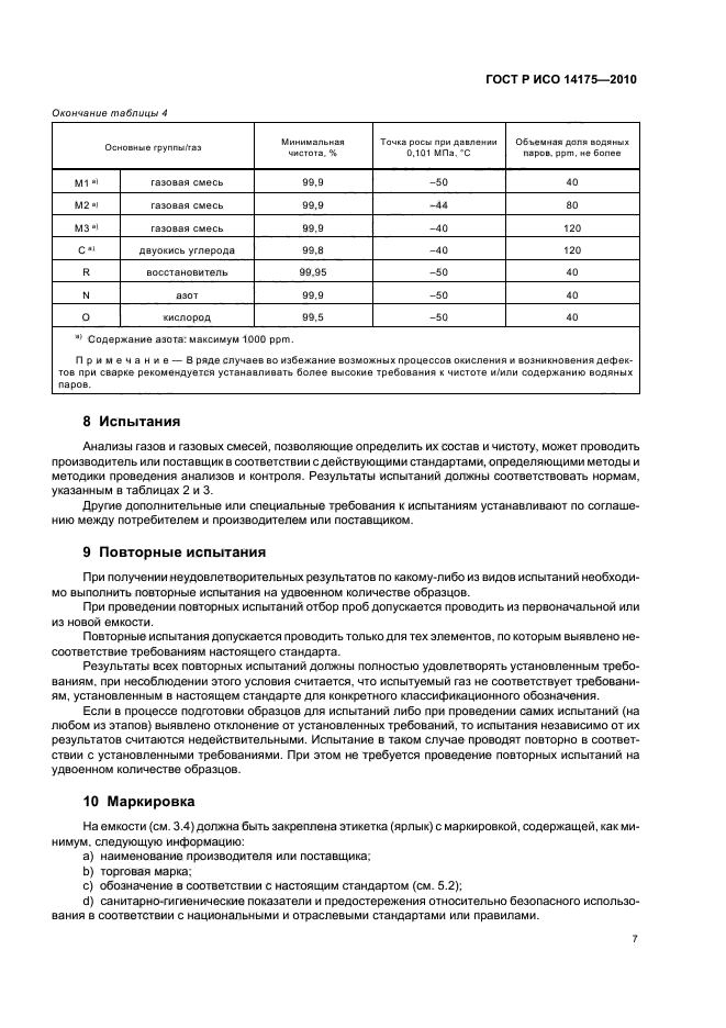 ГОСТ Р ИСО 14175-2010