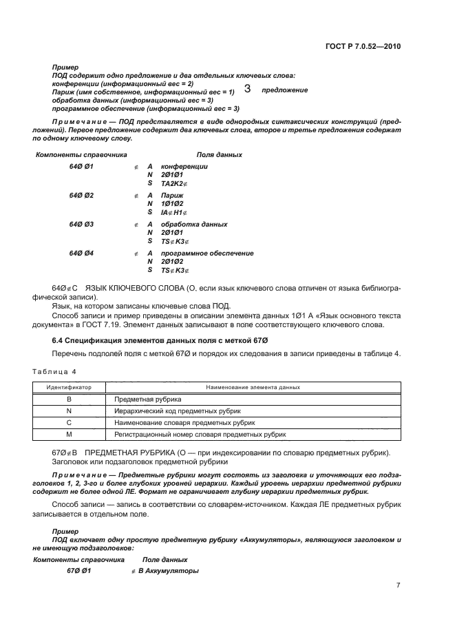 ГОСТ Р 7.0.52-2010