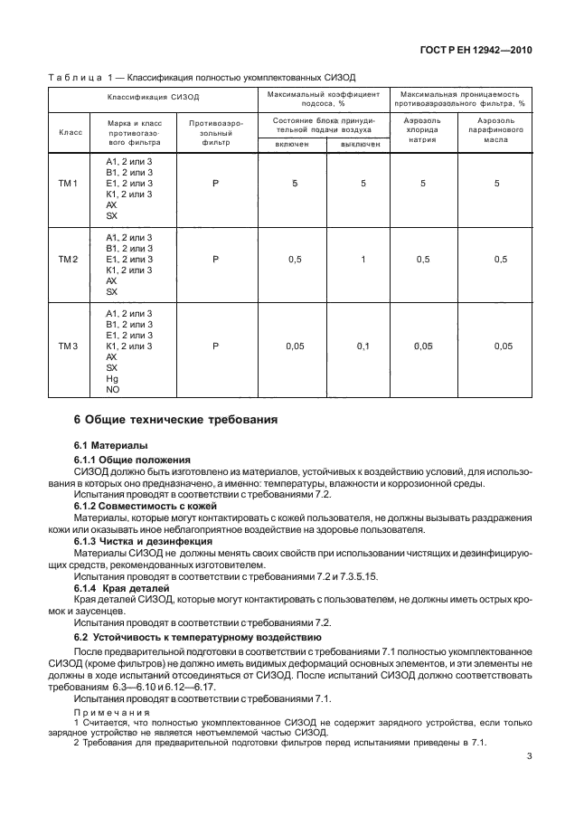 ГОСТ Р ЕН 12942/А1/А2-2010