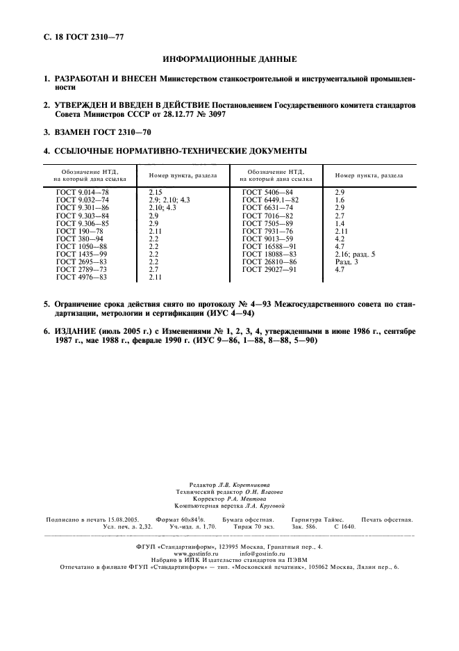 ГОСТ 2310-77