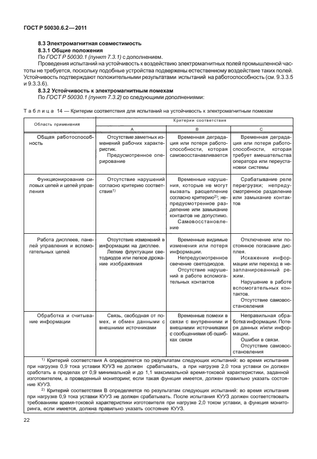 ГОСТ Р 50030.6.2-2011