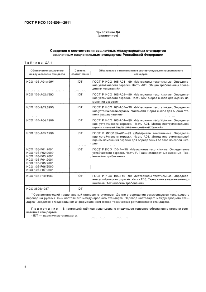 ГОСТ Р ИСО 105-E09-2011