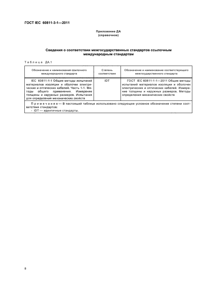 ГОСТ IEC 60811-3-1-2011