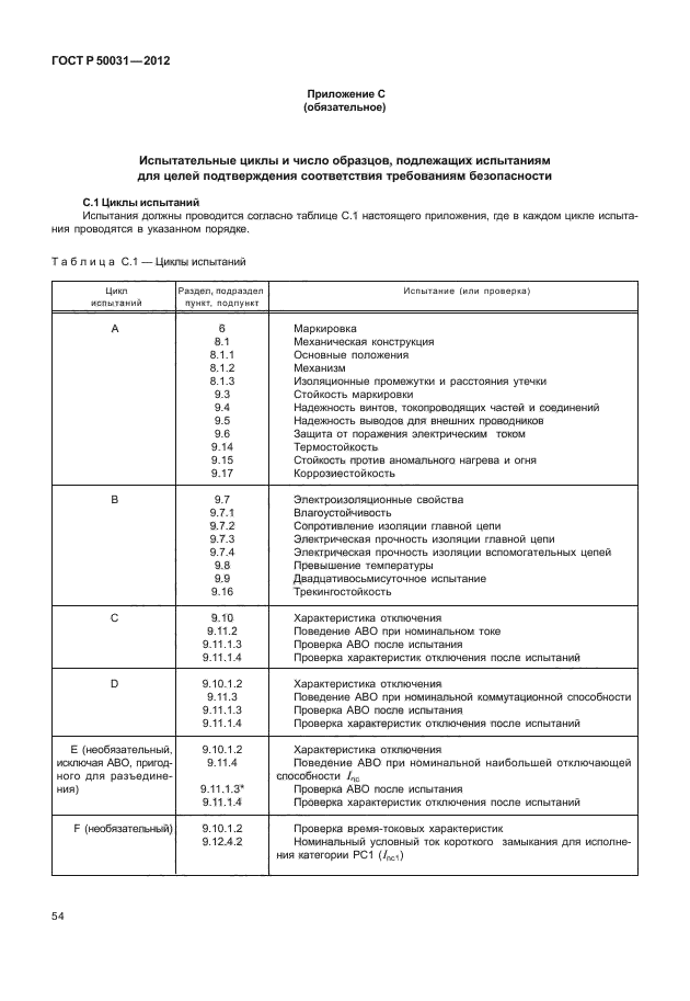 ГОСТ Р 50031-2012