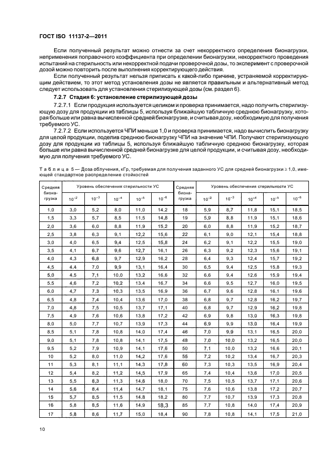 ГОСТ ISO 11137-2-2011