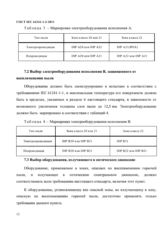 ГОСТ IEC 61241-1-2-2011