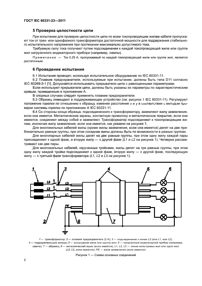 ГОСТ IEC 60331-23-2011