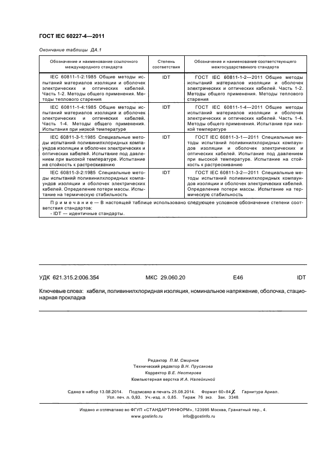 ГОСТ IEC 60227-4-2011