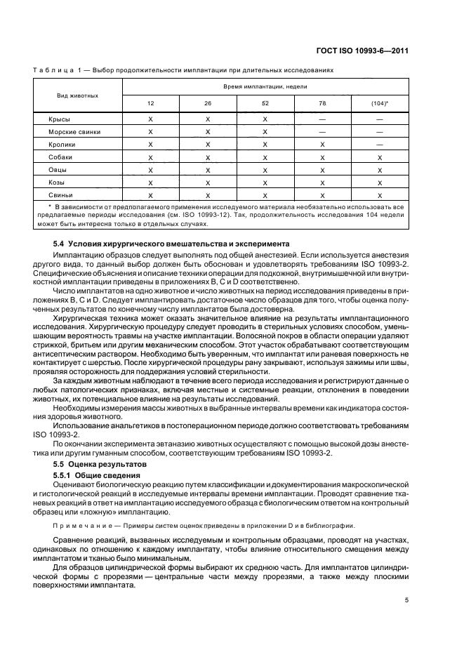 ГОСТ ISO 10993-6-2011