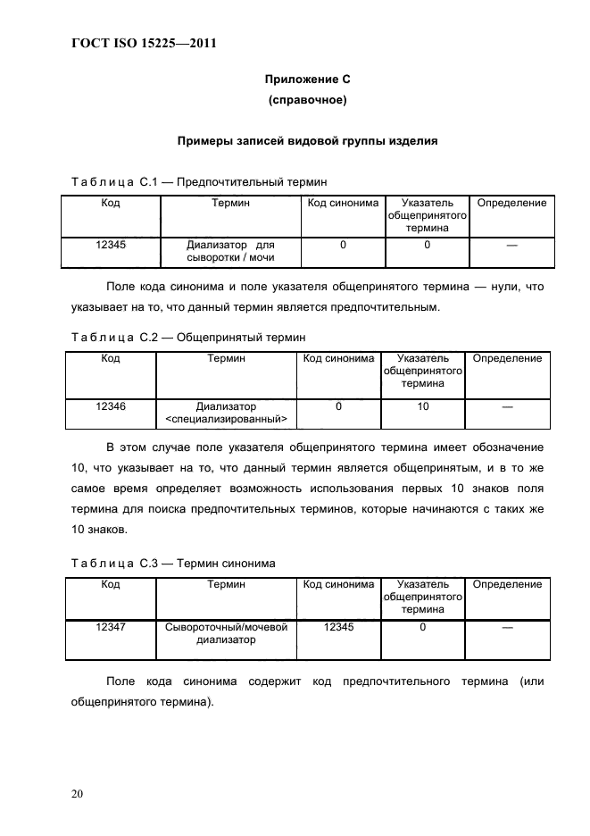 ГОСТ ISO 15225-2011