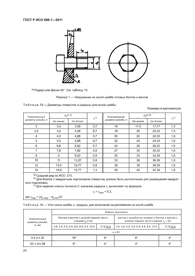 ГОСТ Р ИСО 898-1-2011