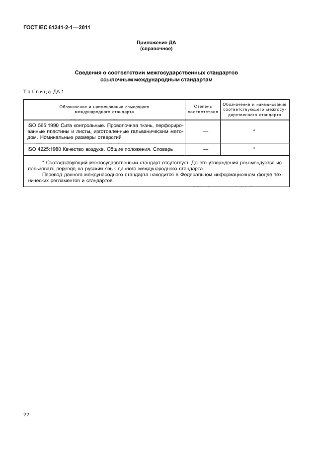 ГОСТ IEC 61241-2-1-2011