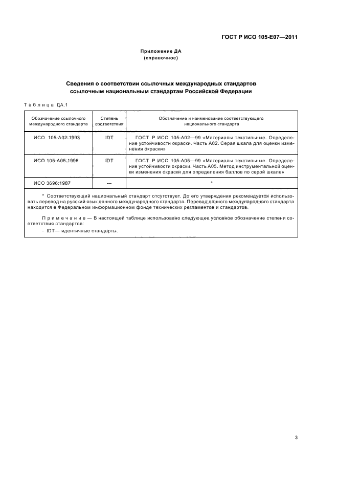 ГОСТ Р ИСО 105-E07-2011