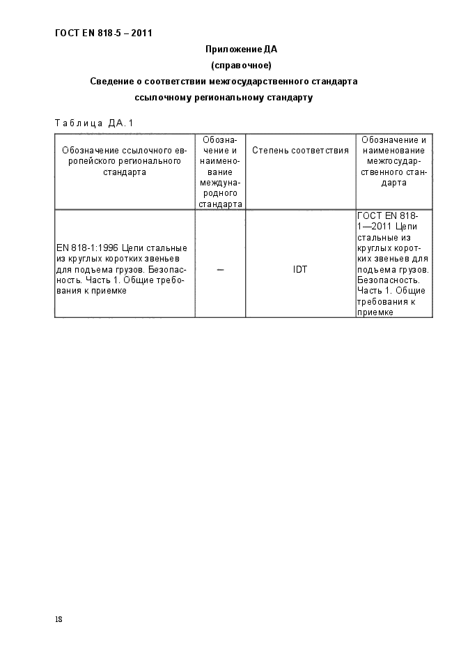 ГОСТ EN 818-5-2011