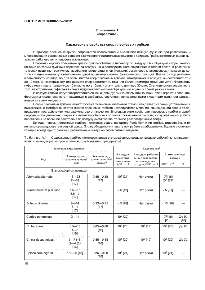 ГОСТ Р ИСО 16000-17-2012