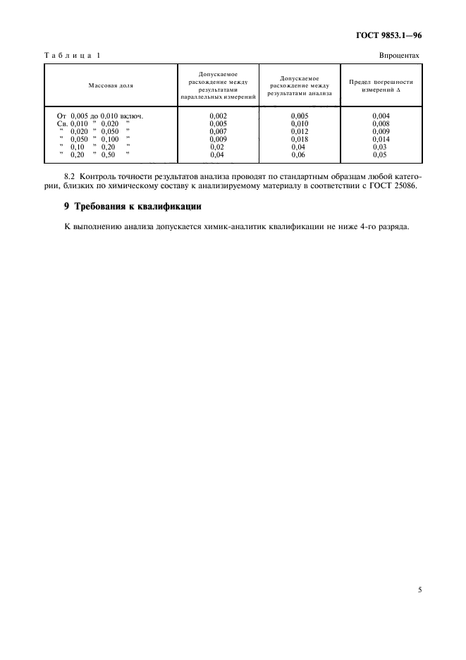 ГОСТ 9853.1-96