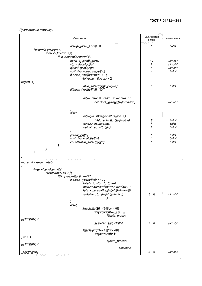 ГОСТ Р 54712-2011