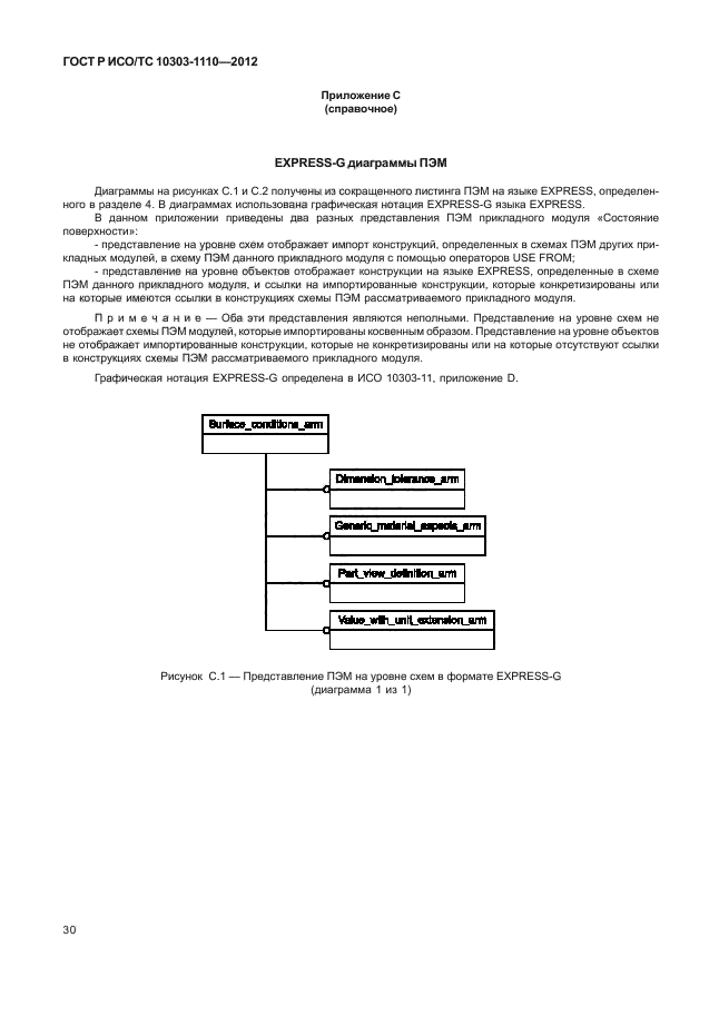 ГОСТ Р ИСО/ТС 10303-1110-2012