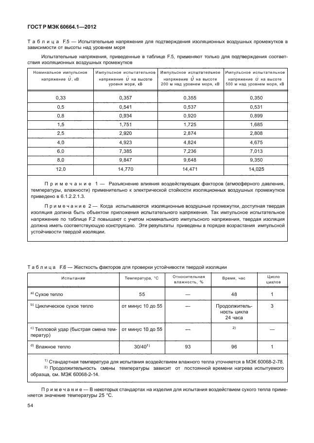 ГОСТ Р МЭК 60664.1-2012