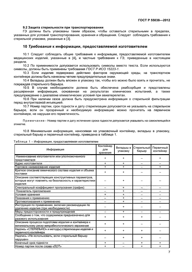 ГОСТ Р 55038-2012