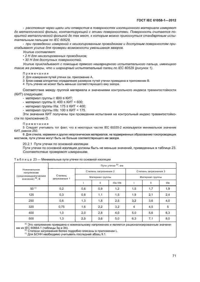 ГОСТ IEC 61058-1-2012