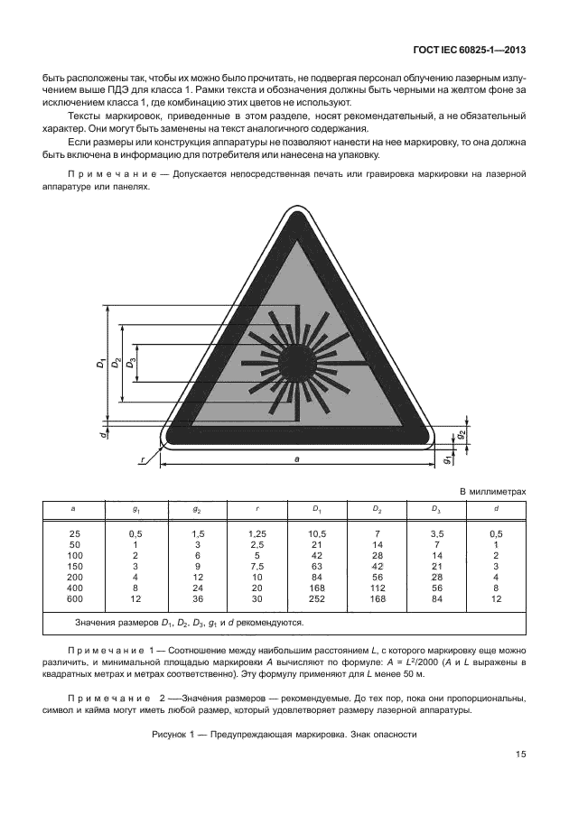 ГОСТ IEC 60825-1-2013