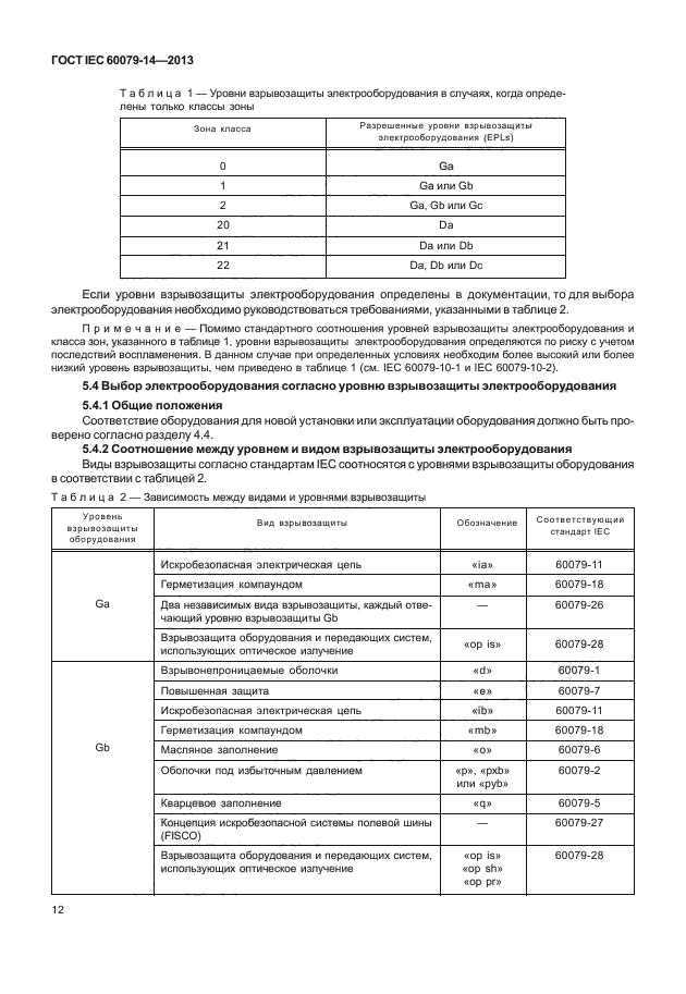 ГОСТ IEC 60079-14-2013
