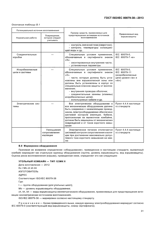 ГОСТ ISO/IEC 80079-38-2013