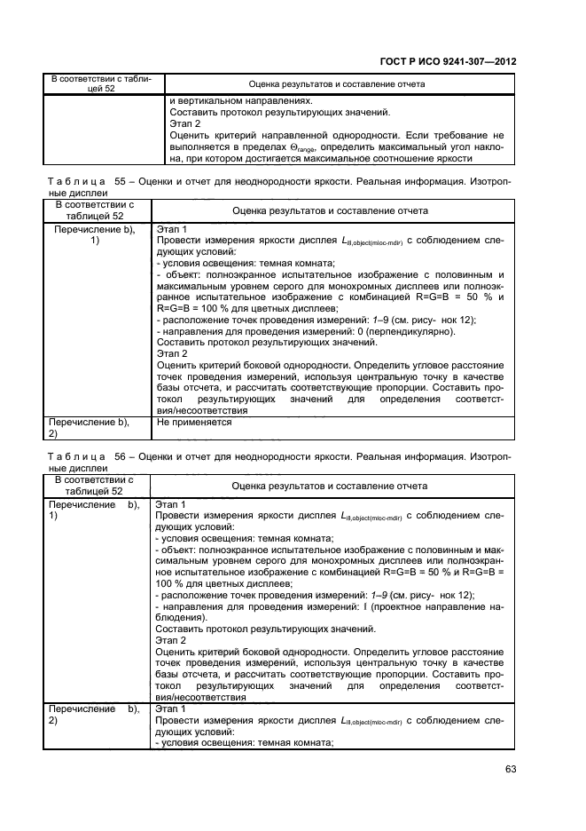 ГОСТ Р ИСО 9241-307-2012