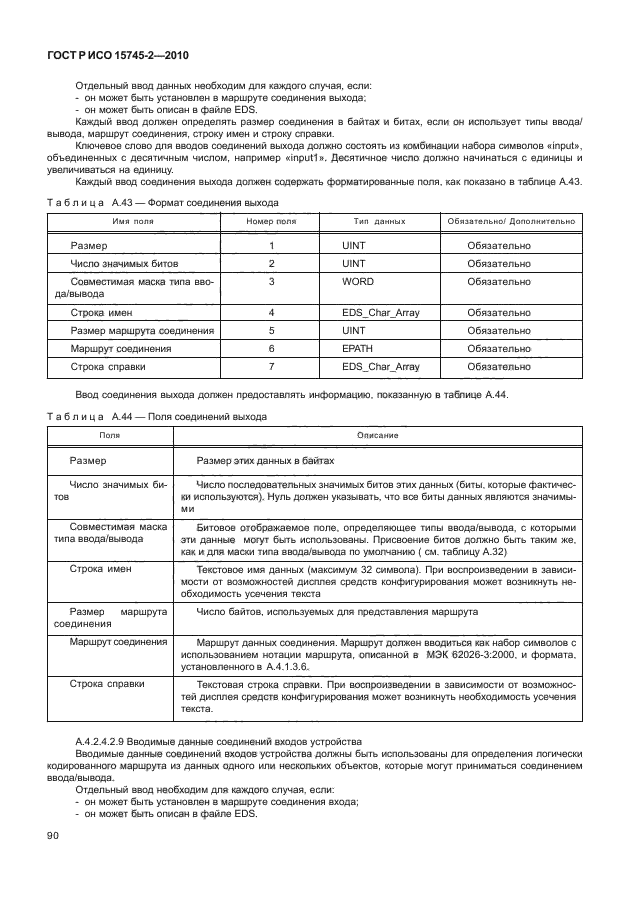 ГОСТ Р ИСО 15745-2-2010