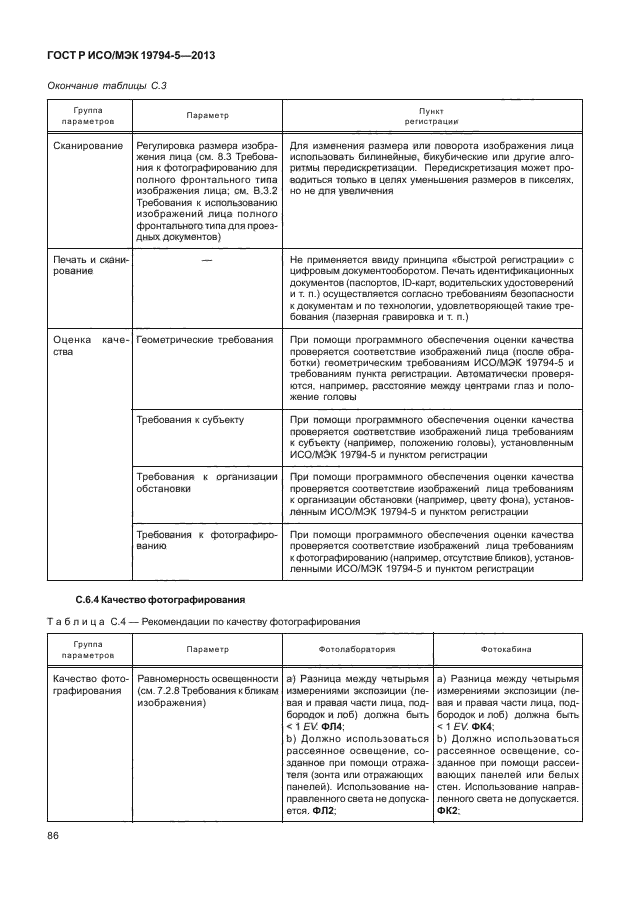 ГОСТ Р ИСО/МЭК 19794-5-2013