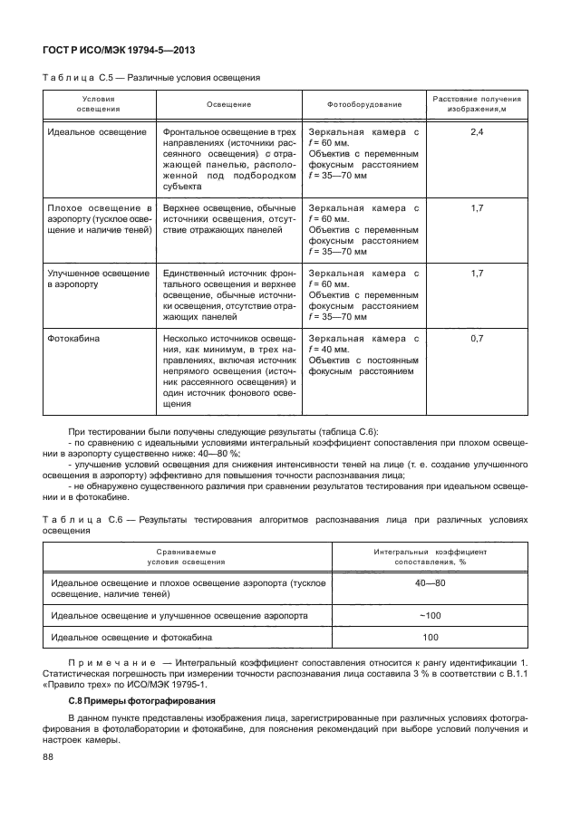 ГОСТ Р ИСО/МЭК 19794-5-2013