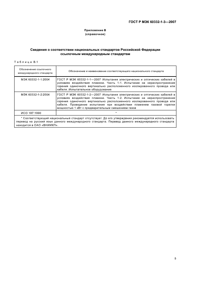 ГОСТ Р МЭК 60332-1-3-2007