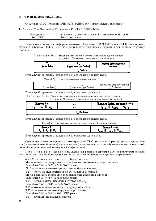 ГОСТ Р ИСО/МЭК 7816-4-2004