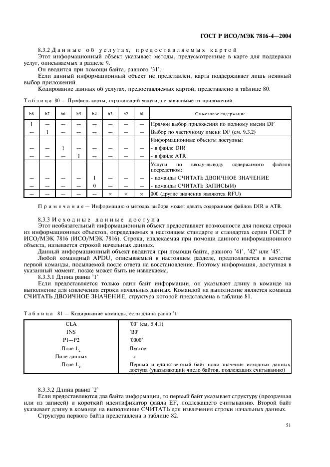 ГОСТ Р ИСО/МЭК 7816-4-2004