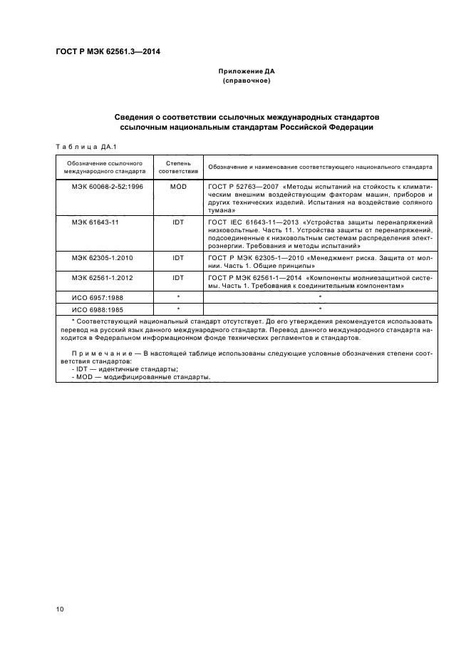 ГОСТ Р МЭК 62561.3-2014