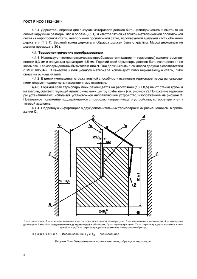 ГОСТ Р ИСО 1182-2014