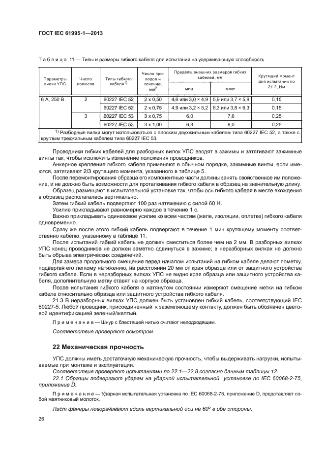 ГОСТ IEC 61995-1-2013