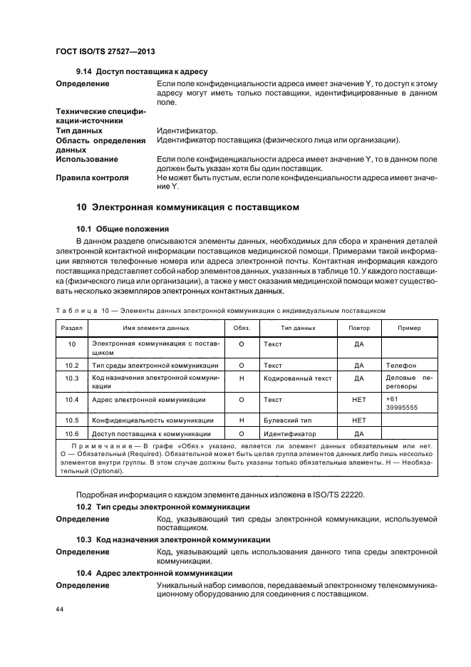 ГОСТ ISO/TS 27527-2013