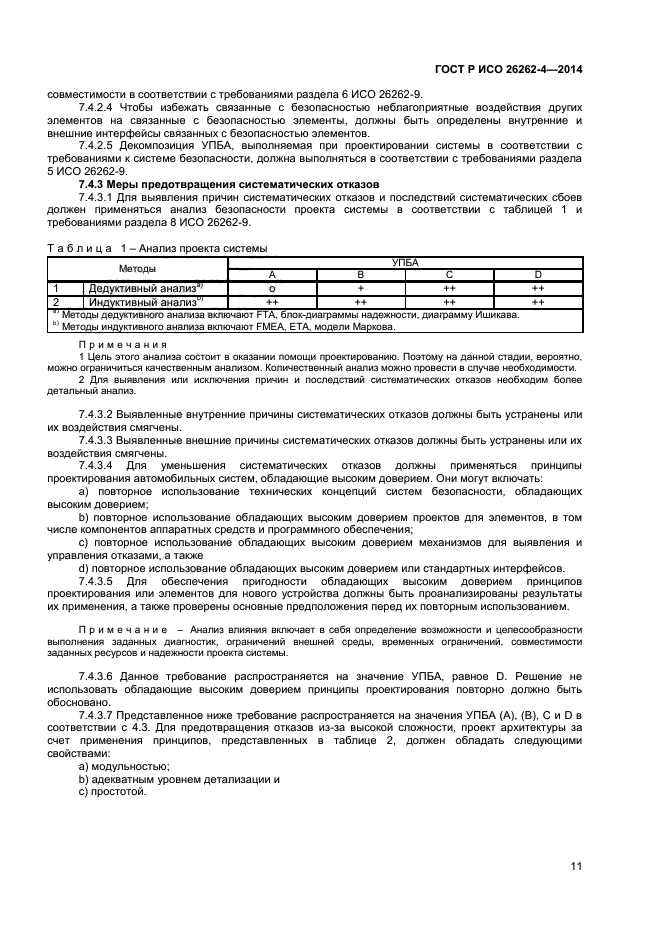 ГОСТ Р ИСО 26262-4-2014