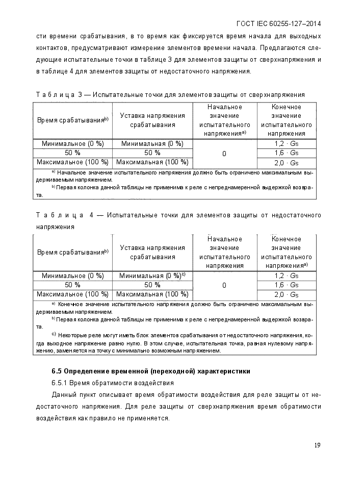 ГОСТ IEC 60255.127-2014