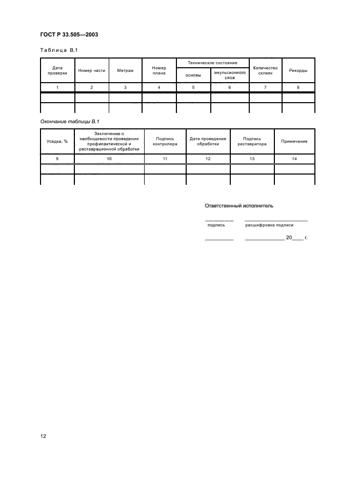 ГОСТ Р 33.505-2003